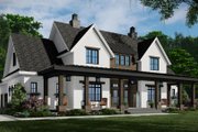 Farmhouse Style House Plan - 5 Beds 4.5 Baths 3482 Sq/Ft Plan #51-1242 Exterior 