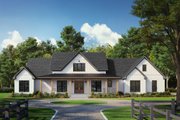 Farmhouse Style House Plan - 4 Beds 3.5 Baths 2500 Sq/Ft Plan #430-378 Exterior 