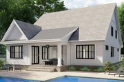 Farmhouse Style House Plan - 3 Beds 2.5 Baths 2456 Sq/Ft Plan #51-1166 Exterior 