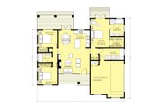 Ranch Style House Plan - 3 Beds 2 Baths 1403 Sq/Ft Plan #427-11 Floor 