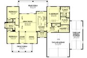Farmhouse Style House Plan - 3 Beds 2.5 Baths 1797 Sq/Ft Plan #430-316 Floor 