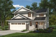 Traditional Style House Plan - 3 Beds 3 Baths 2125 Sq/Ft Plan #427-7 Exterior 
