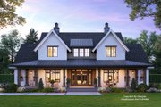 Farmhouse Style House Plan - 5 Beds 4.5 Baths 3482 Sq/Ft Plan #51-1242 Exterior 