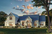 Farmhouse Style House Plan - 4 Beds 3.5 Baths 3163 Sq/Ft Plan #430-410 Exterior 