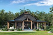 Barndominium Style House Plan - 3 Beds 2 Baths 1635 Sq/Ft Plan #430-370 Exterior 