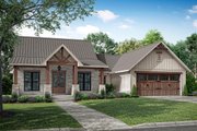 Ranch Style House Plan - 3 Beds 2.5 Baths 1698 Sq/Ft Plan #430-292 Exterior 