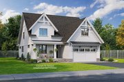 Farmhouse Style House Plan - 3 Beds 3 Baths 2578 Sq/Ft Plan #51-1172 Exterior 