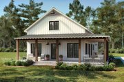 Barndominium Style House Plan - 2 Beds 2 Baths 1260 Sq/Ft Plan #430-347 Exterior 