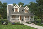 Country Style House Plan - 3 Beds 2.5 Baths 1908 Sq/Ft Plan #427-1 Exterior 