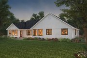 Country Style House Plan - 4 Beds 2.5 Baths 2572 Sq/Ft Plan #427-14 Exterior 