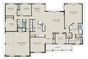 Country Style House Plan - 4 Beds 2.5 Baths 2563 Sq/Ft Plan #427-8 Floor 