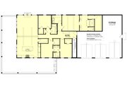 Barndominium Style House Plan - 4 Beds 3 Baths 2500 Sq/Ft Plan #430-342 Floor 