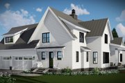 Farmhouse Style House Plan - 4 Beds 3.5 Baths 2528 Sq/Ft Plan #51-1130 Exterior 