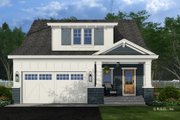 Craftsman Style House Plan - 4 Beds 4 Baths 2225 Sq/Ft Plan #51-1458 Exterior 