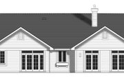 Ranch Style House Plan - 3 Beds 2 Baths 1550 Sq/Ft Plan #427-5 Exterior 