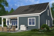 Craftsman Style House Plan - 4 Beds 4 Baths 2225 Sq/Ft Plan #51-1458 Exterior 