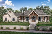 Farmhouse Style House Plan - 3 Beds 2.5 Baths 2454 Sq/Ft Plan #430-229 Exterior 