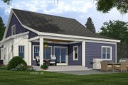 Bungalow Style House Plan - 4 Beds 4 Baths 2225 Sq/Ft Plan #51-1457 Exterior 