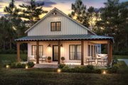 Barndominium Style House Plan - 2 Beds 2 Baths 1260 Sq/Ft Plan #430-347 Exterior 