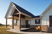 Farmhouse Style House Plan - 4 Beds 2.5 Baths 2373 Sq/Ft Plan #430-184 Exterior 