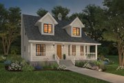 Country Style House Plan - 3 Beds 2.5 Baths 1908 Sq/Ft Plan #427-1 Exterior 