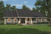 Ranch Style House Plan - 3 Beds 2 Baths 1924 Sq/Ft Plan #427-6 Exterior 