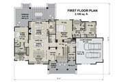Farmhouse Style House Plan - 4 Beds 3.5 Baths 2655 Sq/Ft Plan #51-1163 Floor 