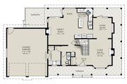 Country Style House Plan - 3 Beds 2.5 Baths 1865 Sq/Ft Plan #427-2 Floor 