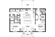 Farmhouse Style House Plan - 2 Beds 2 Baths 1232 Sq/Ft Plan #126-238 Floor 