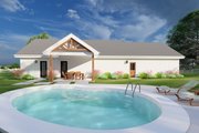 Farmhouse Style House Plan - 2 Beds 2 Baths 1232 Sq/Ft Plan #126-239 Exterior 