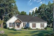 Traditional Style House Plan - 4 Beds 2 Baths 1880 Sq/Ft Plan #430-409 Exterior 