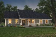 Ranch Style House Plan - 3 Beds 2 Baths 1924 Sq/Ft Plan #427-6 Exterior 