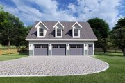 Traditional Style House Plan - 2 Beds 1.5 Baths 1032 Sq/Ft Plan #126-162 Exterior 