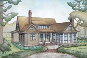 Farmhouse Style House Plan - 4 Beds 4.5 Baths 3292 Sq/Ft Plan #928-10 Exterior 