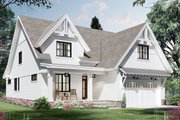 Farmhouse Style House Plan - 3 Beds 3 Baths 2578 Sq/Ft Plan #51-1172 Exterior 
