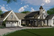 Farmhouse Style House Plan - 3 Beds 2.5 Baths 2483 Sq/Ft Plan #51-1133 Exterior 
