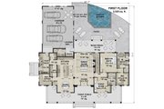 Farmhouse Style House Plan - 4 Beds 4.5 Baths 2743 Sq/Ft Plan #51-1149 Floor 