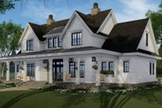 Farmhouse Style House Plan - 4 Beds 4.5 Baths 2743 Sq/Ft Plan #51-1149 Exterior 