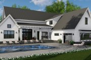 Farmhouse Style House Plan - 4 Beds 2.5 Baths 2837 Sq/Ft Plan #51-1136 Exterior 