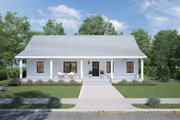 Farmhouse Style House Plan - 3 Beds 2 Baths 1425 Sq/Ft Plan #44-263 Exterior 