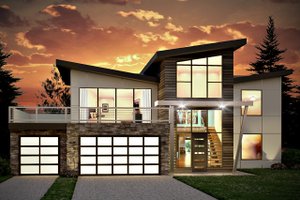 2 Story Open Floor Plans & House Designs