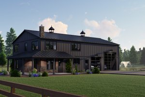 Modern Farmhouse House Plans with Walkout Basement