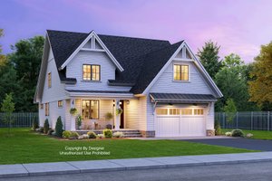 Farmhouse Exterior - Front Elevation Plan #51-1172