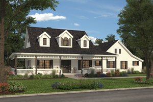 Traditional Farmhouse Home Plans, Floor Plans & Designs