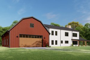 Barndominium with Garage House Plans, Floor Plans & Designs