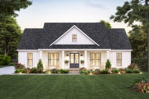 3 Bedroom Farmhouse Floor Plans & Designs