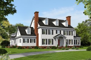 2 Story Colonial House Plans, Floor Plans & Designs