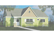 Bungalow Style House Plan - 2 Beds 1.5 Baths 1550 Sq/Ft Plan #460-10 Exterior 