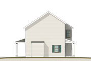 Colonial Style House Plan - 3 Beds 2.5 Baths 1855 Sq/Ft Plan #460-12 Exterior 