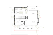 Colonial Style House Plan - 3 Beds 2.5 Baths 1855 Sq/Ft Plan #460-12 Floor 